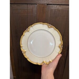Vintage France Gold Rimmed Plate 9 1/2"